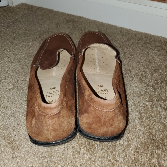 Geox Respira suede shoes loafers made in Italy size 38.5 (8.5 us size) - Picture 3 of 8
